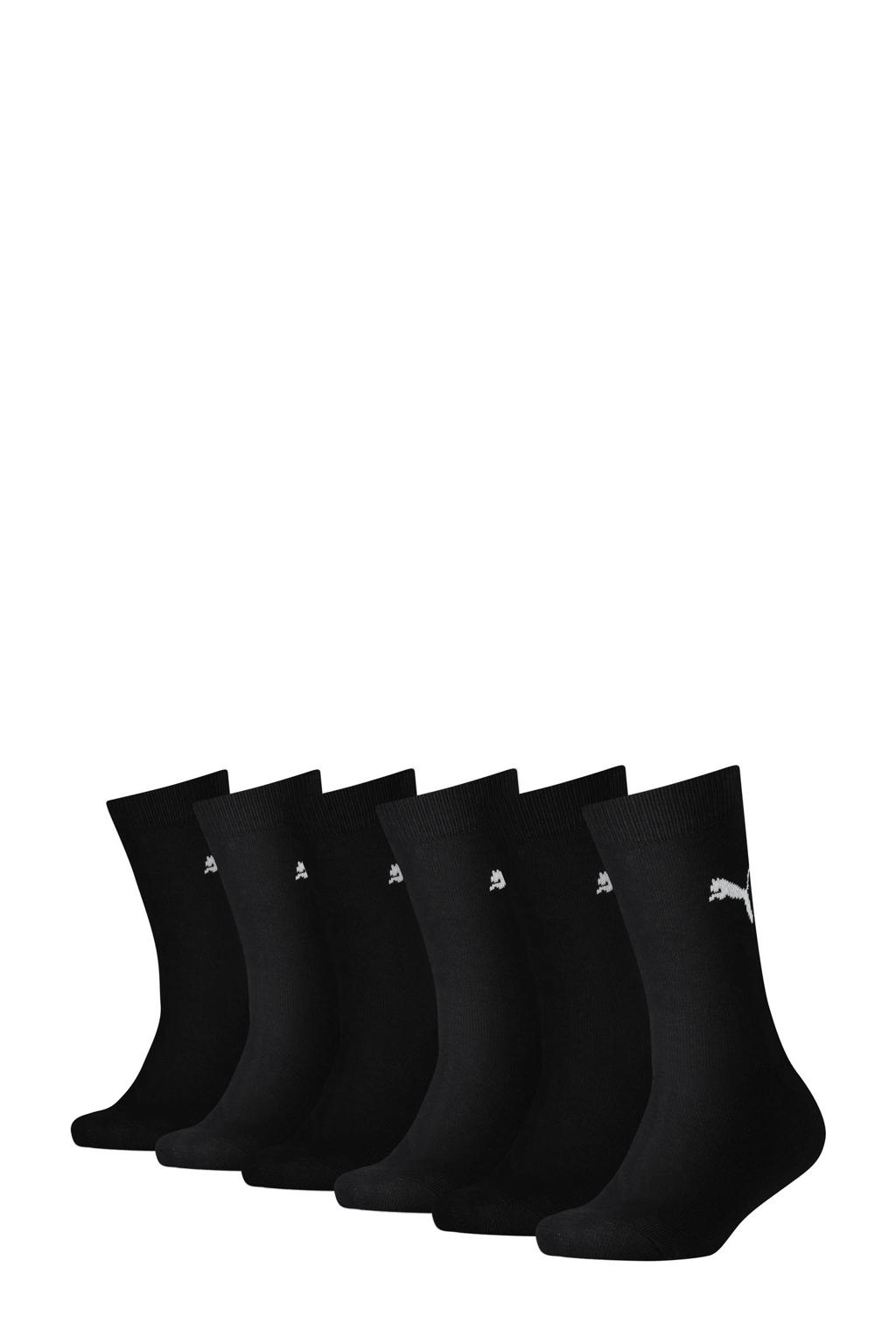 Puma sokken - set van 6 zwart