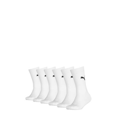 Puma sokken - set van 6 wit Jongens/Meisjes Katoen Logo