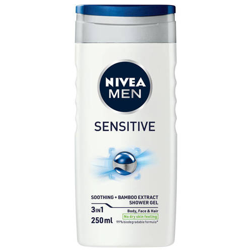 Nivea Sensitive douchegel 6 x 250 ml voordeelverpakking