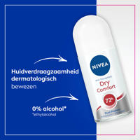 thumbnail: NIVEA Dry Comfort anti-transpirant deodorant roller - 6 x 50 ml - Voordeelverpakking