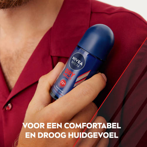 Nivea Dry Impact deodorant roller 6 x 50 ml voordeelverpakking