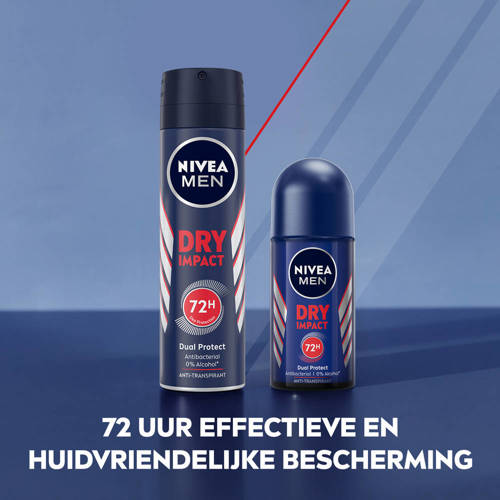 Nivea Dry Impact deodorant roller 6 x 50 ml voordeelverpakking