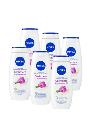 Care & Cashmere douchecrème - 6 x 250 ml - voordeelverpakking