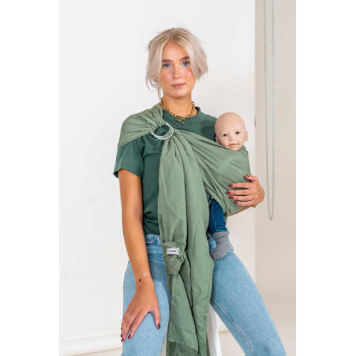 ByKay Traveler Ringsling draagdoek Travel Green Groen
