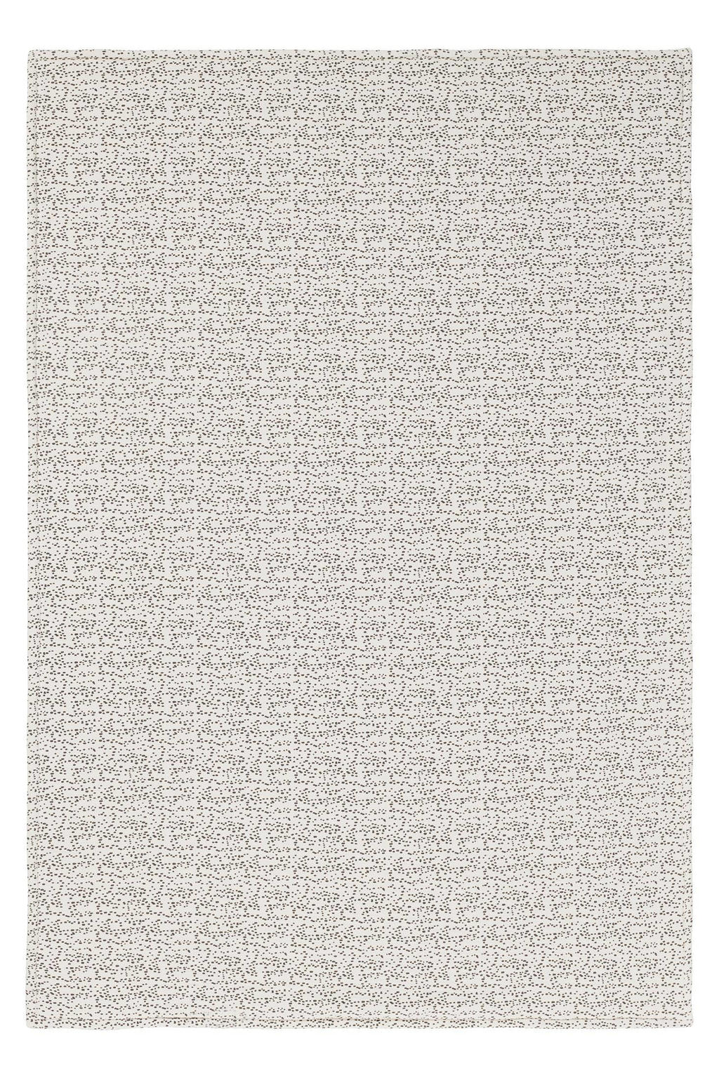 Noppies Baby Comfort Teddy Fancy Dot jersey reversible baby ledikantdeken 100x140 cm Jet Stream