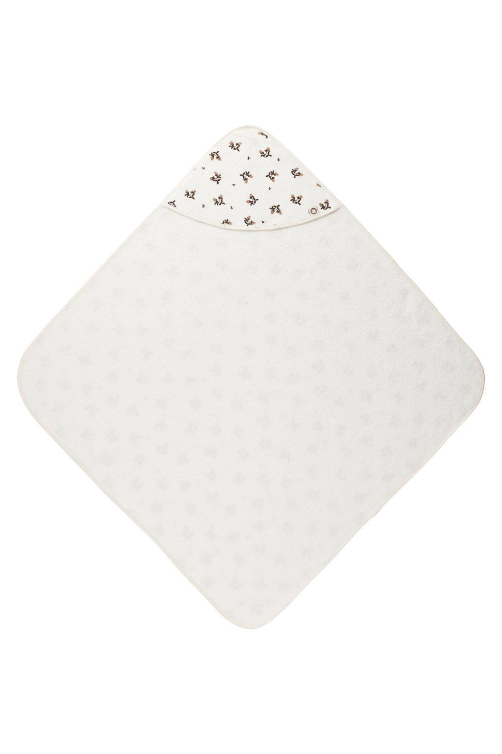 Noppies Baby Comfort Blooming clover terry badcape 100x105 cm Jet Stream