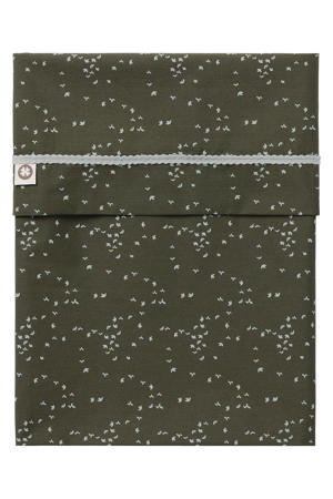 Botanical poplin reversible baby wieglaken 80x100 cm Beetle