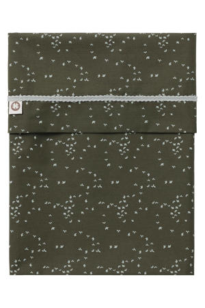 Botanical poplin reversible baby wieglaken 80x100 cm Beetle