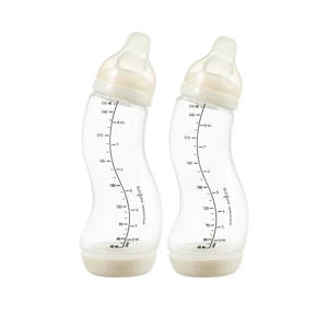 S-Babyfles Anti Koliek - 250 ml - Créme - 2 Stuks - Anti Colic tegen krampjes