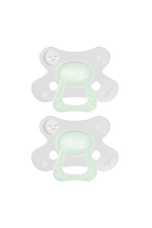 Fopspeen - 6+ Maanden -  Glow in the Dark - 2 stuks