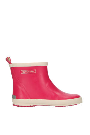 lage regenlaarzen roze/wit