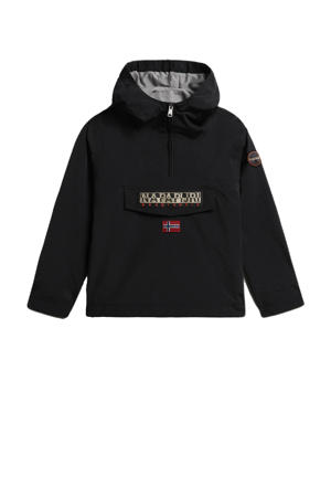 anorak zomerjas Rainforest zwart