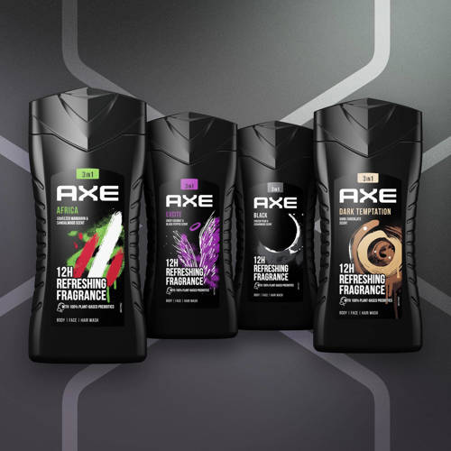 Axe 3-in-1 douchegel mix set 4 x 250 ml | Douchegel van