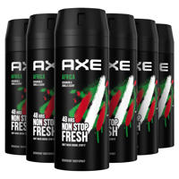 thumbnail: Axe Africa deodorant bodyspray - 6 x 150 ml