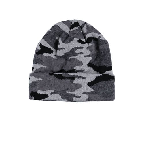 Sarlini muts met camouflageprint grijs Jongens Acryl Camouflage