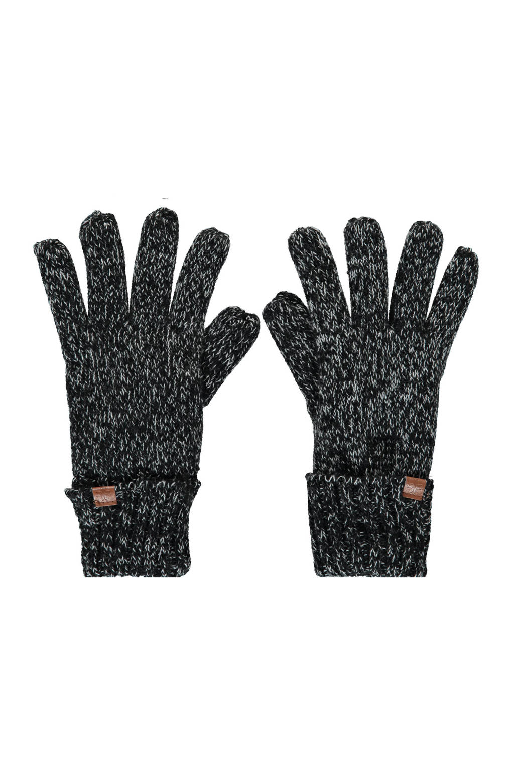 handschoenen gemeleerd zwart