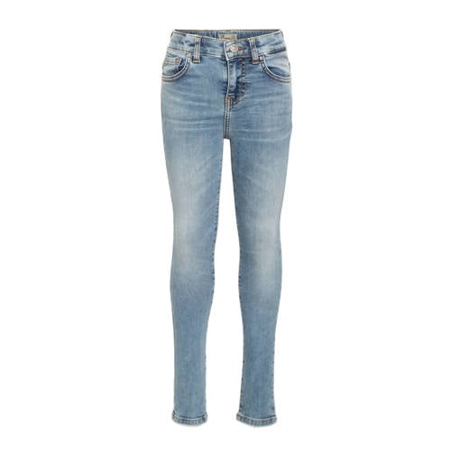LTB high waist super skinny jeans Sophia paiva wash Blauw Meisjes Stretchdenim - 104