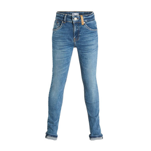 LTB slim fit jeans Smarty H tiria wash Blauw Jongens Stretchdenim Effen - 104