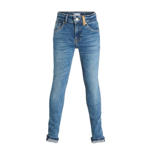 LTB slim fit jeans Smarty H tiria wash Blauw Jongens Stretchdenim Effen
