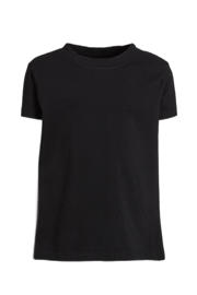 thumbnail: Zwarte meisjes anytime basic T-shirt van duurzaam katoen met korte mouwen en ronde hals