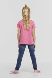 thumbnail: Blauwe meisjes anytime skinny jeans van stretchdenim met regular waist en rits- en knoopsluiting