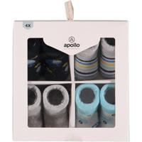 thumbnail: Apollo new born sokken - set van 4 in een geschenkset multi