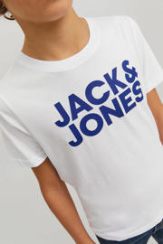 thumbnail: JACK & JONES JUNIOR T-shirt - donkerblauw/wit (set van 2)