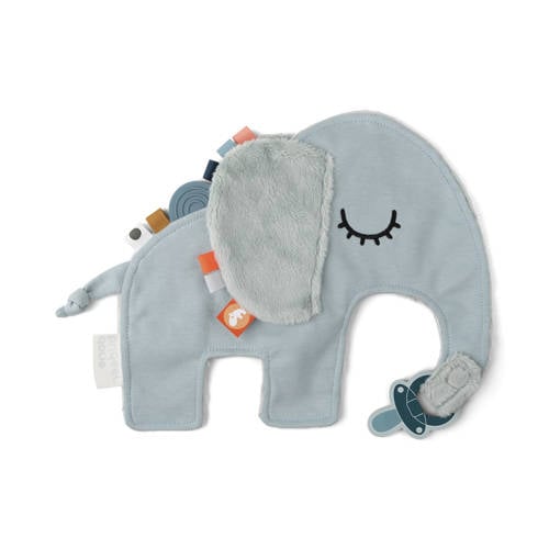 Done by Deer Cozy friend Elphee Blue speen knuffel Speendoekje Blauw