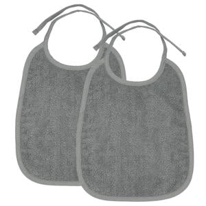 basic badstof slab - grijs (set van 2)