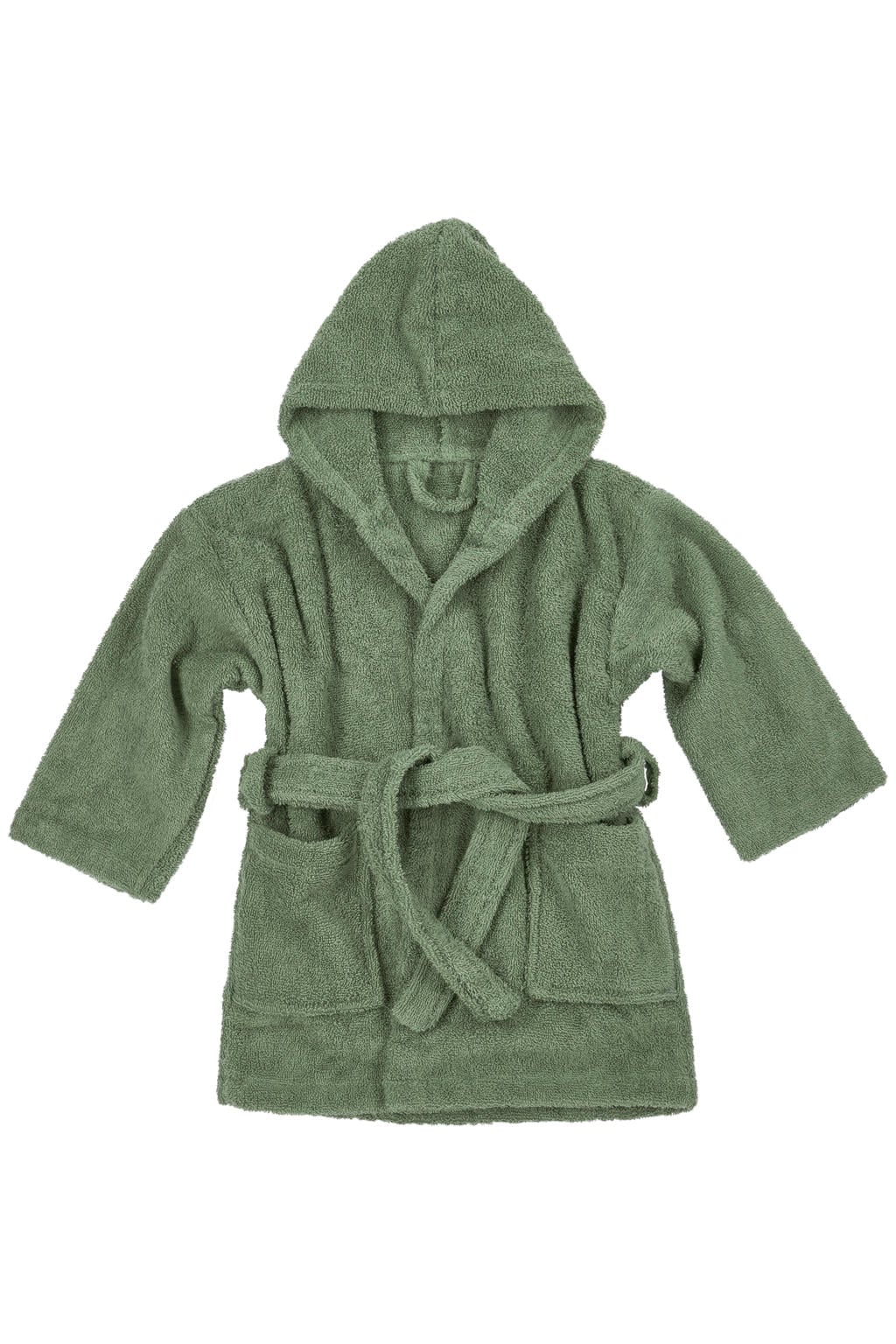Meyco basic badstof badjas forest green
