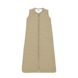 gevoerde baby slaapzak uni taupe