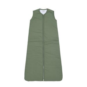 gevoerde baby slaapzak uni forest green