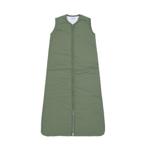gevoerde baby slaapzak uni forest green