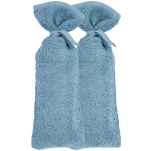 basic badstof kruikenzak - set van 2 denim