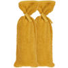 Meyco basic badstof kruikenzak - honey gold (set van 2)