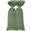 Meyco basic badstof kruikenzak - forest green (set van 2)