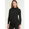 ONLY MATERNITY zwangerschapstop OLMEMMA L/S HIGH NECK TOP JRS met all over print zwart