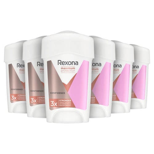 Rexona Women Maximum Protection Confidence anti-transpirant deodorant stick - 6 x 45 ml