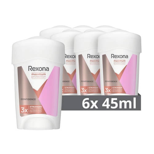 Rexona Women Maximum Protection Confidence anti-transpirant deodorant stick - 6 x 45 ml