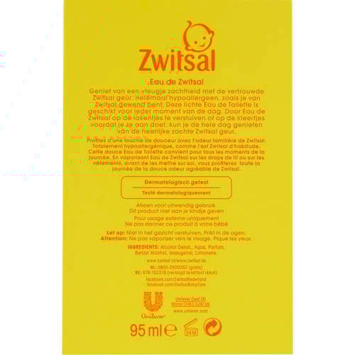 Zwitsal Eau De Zwitsal geschenkset - 95 ml Eau de toilette