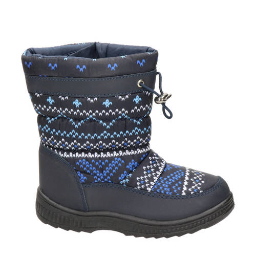Snow Fun snowboots zwart/blauw Meisjes Imitatieleer Meerkleurig - maat 34 afbeelding