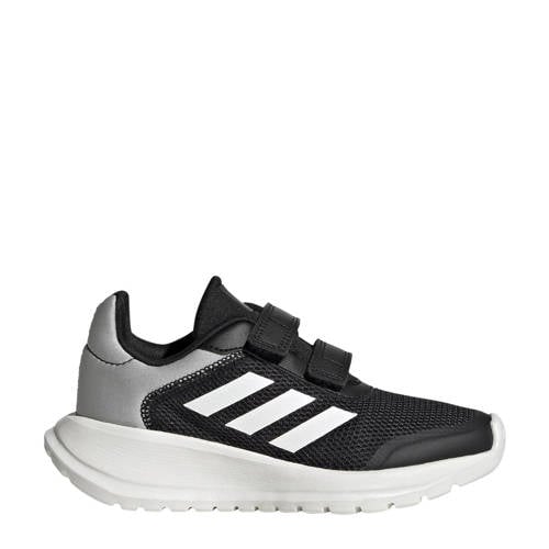 adidas Sportswear Tensaur Run 2.0 sneakers zwart/wit/lichtgrijs Jongens/Meisjes Mesh