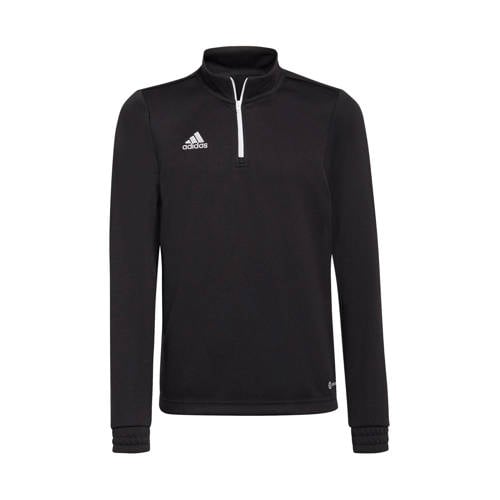 adidas Performance junior voetbalshirt zwart Sport t-shirt Jongens Gerecycled polyester Opstaande kraag