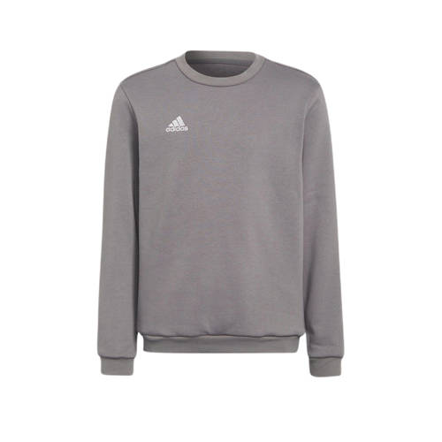 adidas Performance Junior sweater grijs Sportsweater Jongens/Meisjes Katoen Ronde hals - maat 140 afbeelding