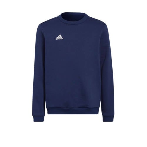 adidas Performance Junior sweater donkerblauw Sportsweater Jongens/Meisjes Katoen Ronde hals 