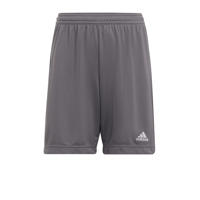 thumbnail: Grijze jongens en meisjes adidas Performance Junior sportshort van polyester met regular fit, regular waist en effen