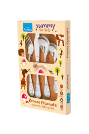 thumbnail: Amefa kinderbestekset Forest Friends (4-delig) (1 pers.)