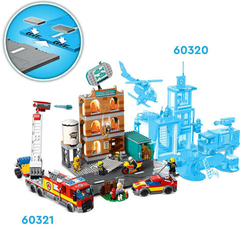 Lego City Brandweer team 60321 Bouwset | Bouwset van