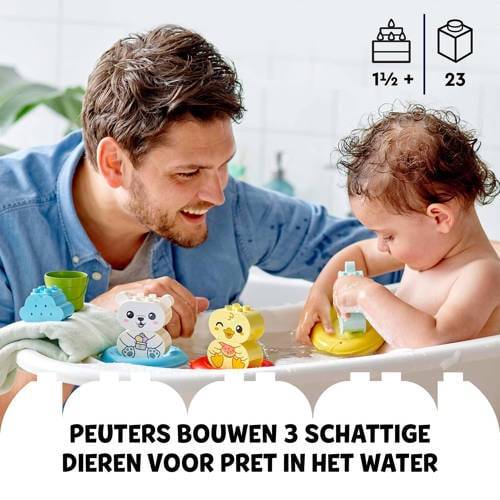 Lego Duplo Mijn eerste pret in bad: drijvende dieren trein 10965 Bouwset