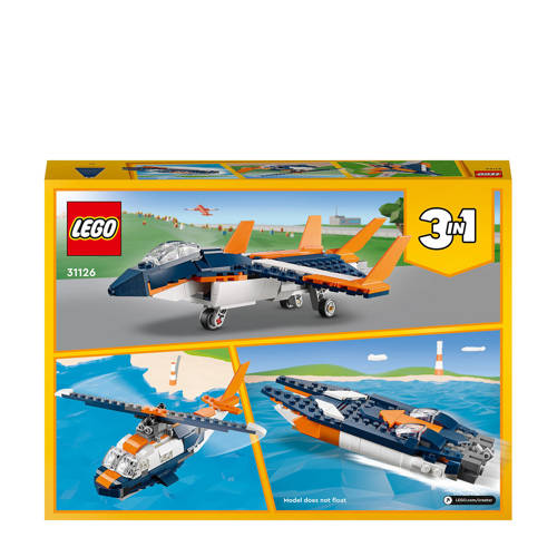 Lego Creator Supersonisch straal vliegtuig 31126 Bouwset